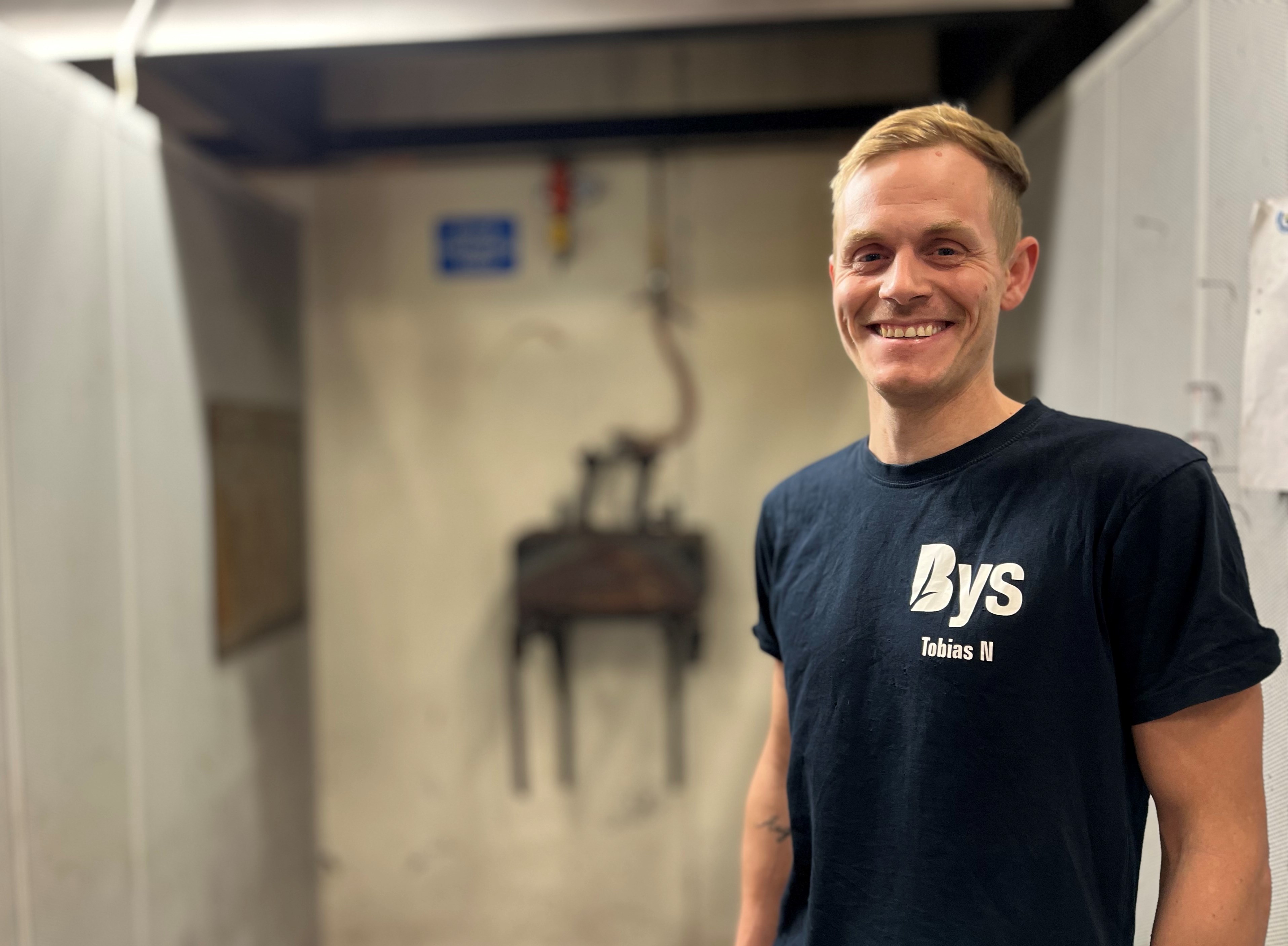 Porträtt av yrkeslärare Tobias Nilsson