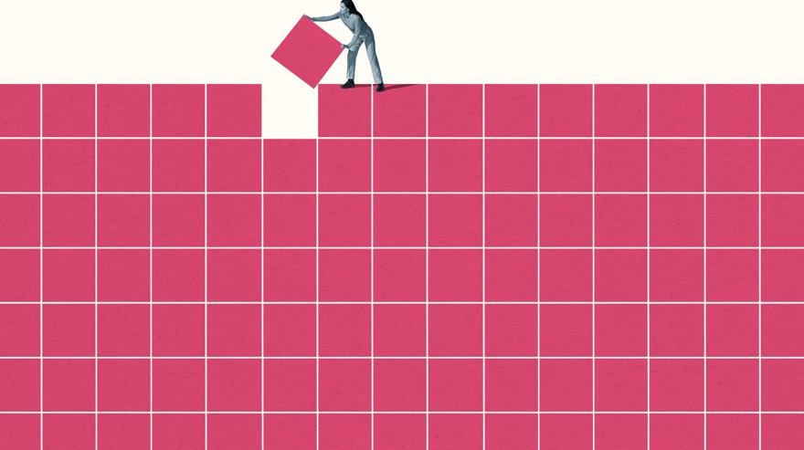 Illustration av att lägga sista pusselbiten