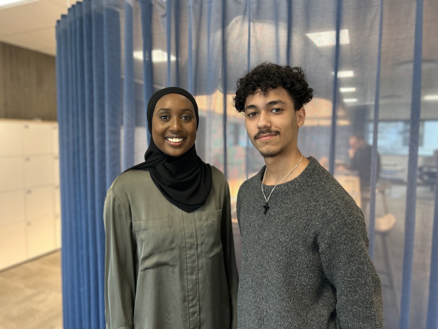 Yasmin Omar och Kenny dos Santos