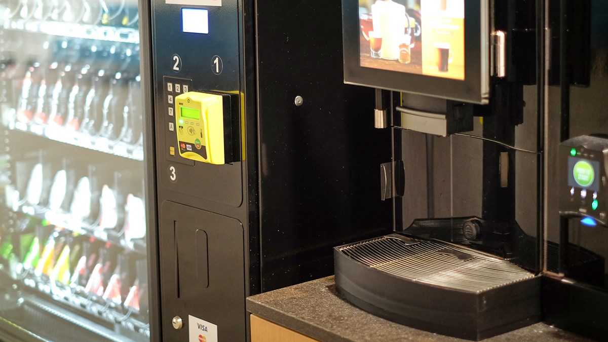 Varu- och kaffeautomater på Alingsås lasarett