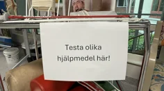 Möjlighet att testa hjälpmedel