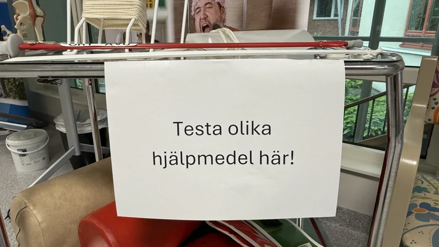 Möjlighet att testa hjälpmedel