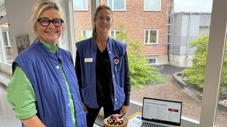 Två medarbetare från vuxenpsykiatrin
