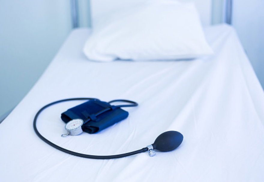 exempel bild som visar en klinisk sjukvårdsmiljö utan några personer