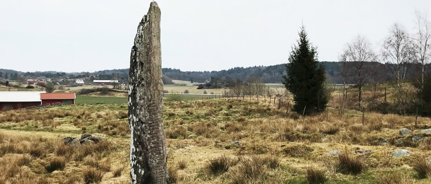 Hogastenen på gravfält.