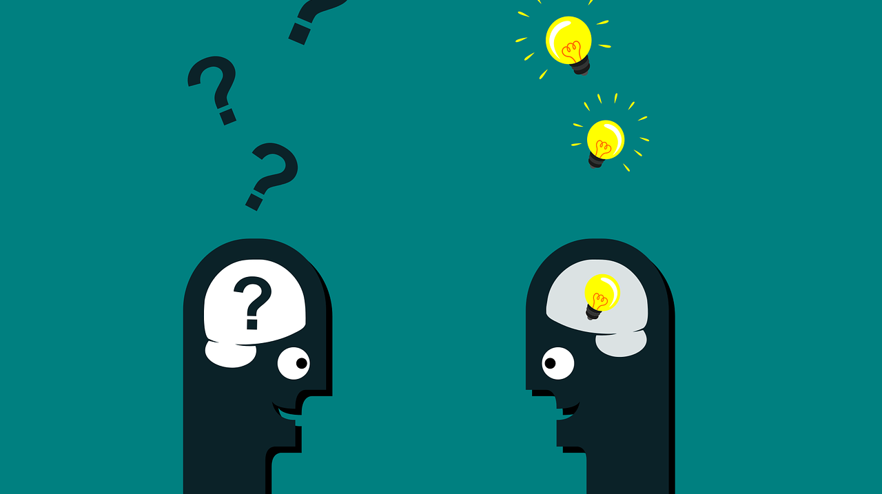 Frågetecken och glödlampor
