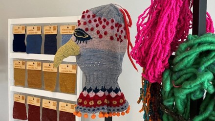 stickad fågelmössa