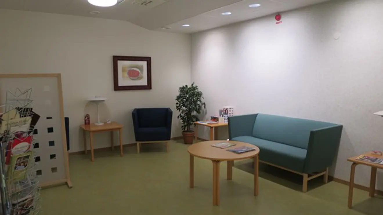 Väntrum med sittmöbler